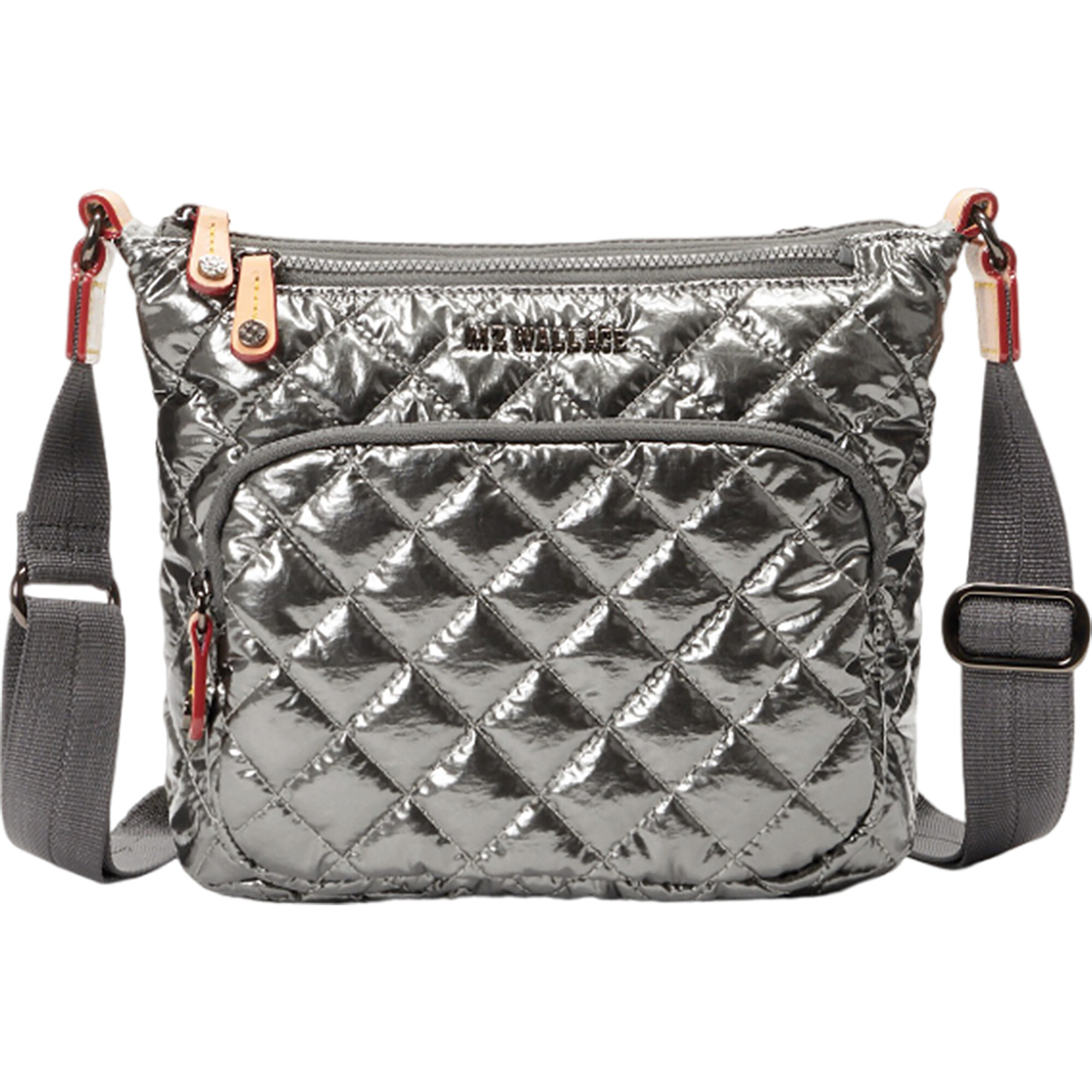 Women's Metro Scout Deluxe Zipper Pocket Crossbody Bag, Pewter