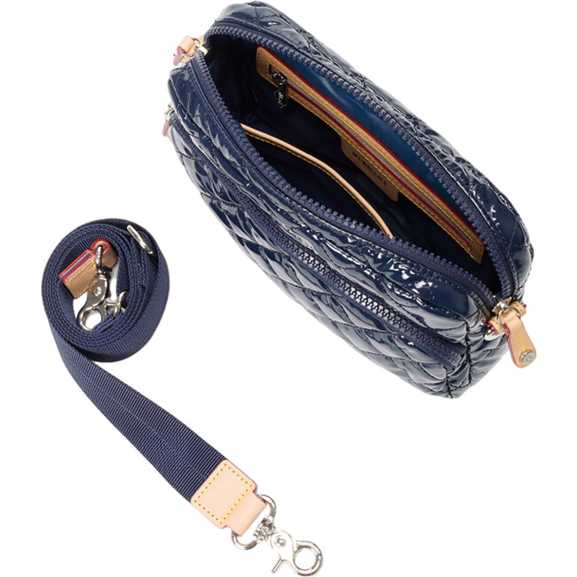 Women's Small Metro Adjustable Strap Exterior Pocket Camera Bag, Navy Lacquer - Bags - 3