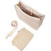 Women's Metro Adjustable Crossbody Strap Box Bag, Pale Rose Gold Metallic - Bags - 3