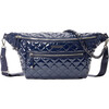 Women's Crosby Crossbody Exterior Pocket Sling Bag, Navy Lacquer - Bags - 1 - thumbnail