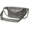 Women's Crosby Crossbody Exterior Pocket Sling Bag, Pewter Metallic - Bags - 2