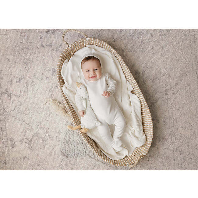 Luxe Texture Layette Set Ivory - Mixed Apparel Set - 3