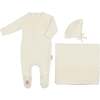 Look of Lace Layette Set Ivory - Mixed Apparel Set - 1 - thumbnail