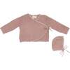 Wrapture Cardigan Gift Set Pale Mauve - Mixed Apparel Set - 1 - thumbnail