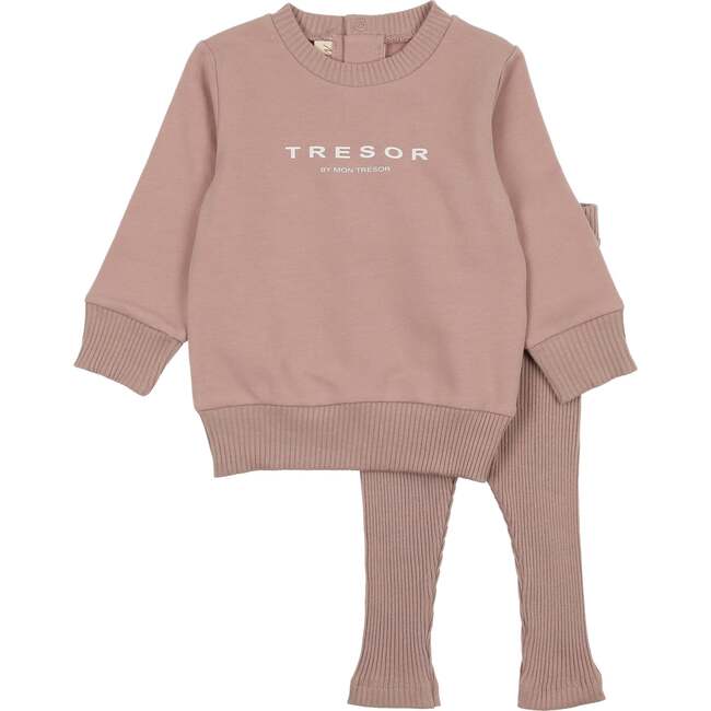 Tresor Cozy Cotton Ensemble Mauvewood