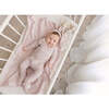 Tiny Eyelet Footie Rose Smoke - Footie Pajamas - 2