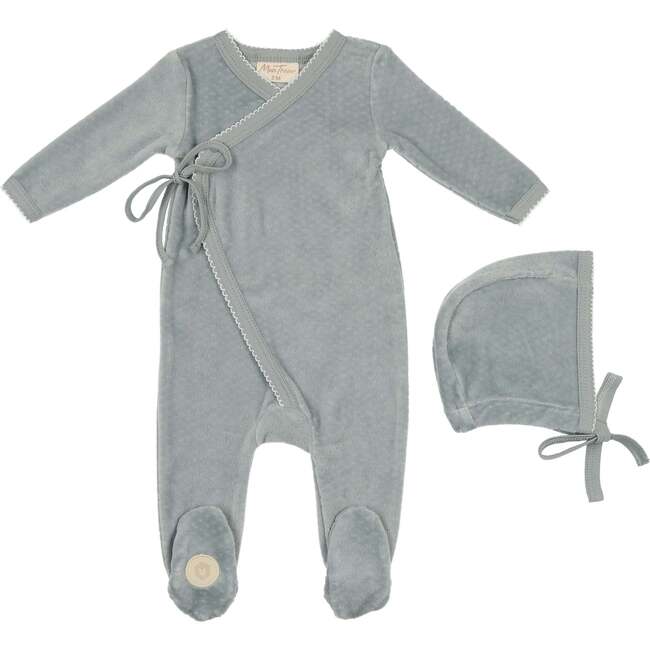 Scallop Wrap Gift Set Quarry & Ivory - Mixed Apparel Set - 1