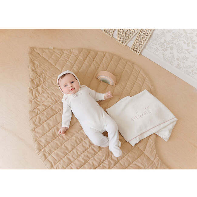 Enfant Scripted Layette Set Ivory & Rose - Mixed Apparel Set - 2