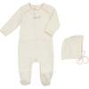 Enfant Scripted Gift Set Ivory & Rose - Mixed Apparel Set - 1 - thumbnail