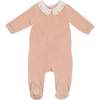 Dot to Dot Collared Footie Pink Whip - Footie Pajamas - 1 - thumbnail