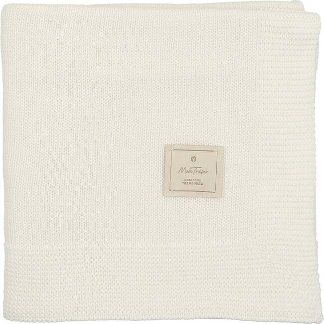 Collared Coordinate Blanket Ivory