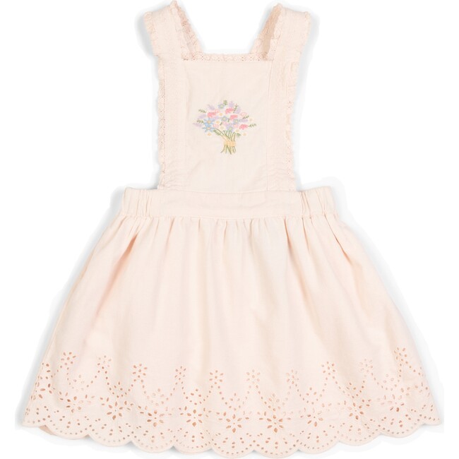 Elea Corduroy Cotton Anglaise Dress Primrose - Dresses - 1