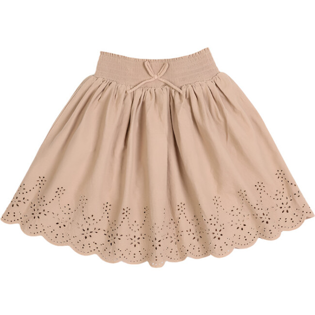 Noemiè Anglaise Corduroy Skirt Monkfruit