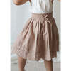 Noemiè Anglaise Corduroy Skirt Monkfruit - Skirts - 2