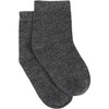 Cashmere & Wool Socks Dark Gray Melange - Socks - 1 - thumbnail