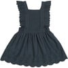 Chloé Corduroy Cotton Anglaise Dress Vintage Blue - Dresses - 1 - thumbnail