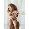 Lili Corduroy Anglaise Romper Café Au Lait - Rompers - 4