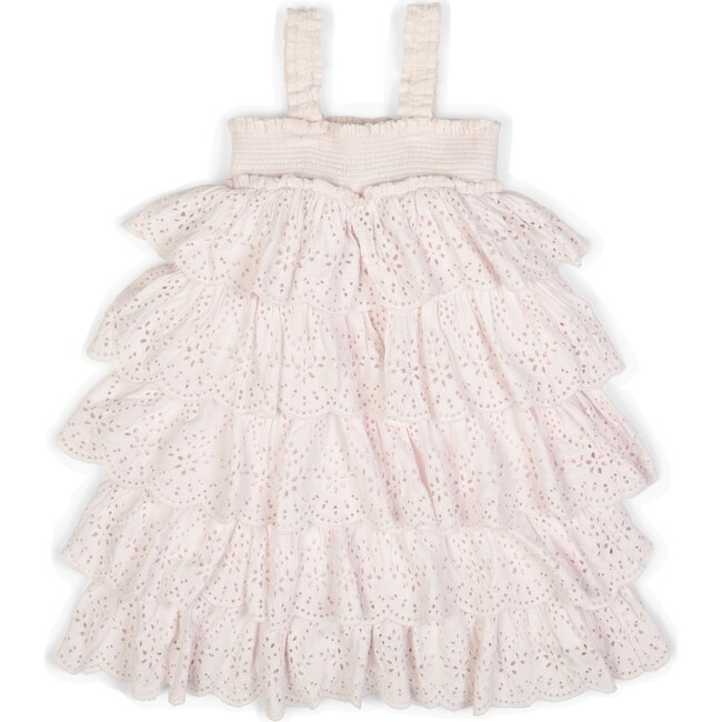 Amélie Muslin Cotton Anglaise Dress Seashell - Dresses - 1