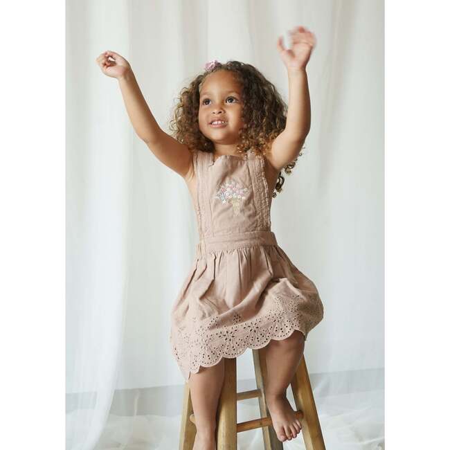 Elea Corduroy Cotton Anglaise Dress Wistful Mauve - Dresses - 2