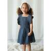 Chloé Corduroy Cotton Anglaise Dress Vintage Blue - Dresses - 5