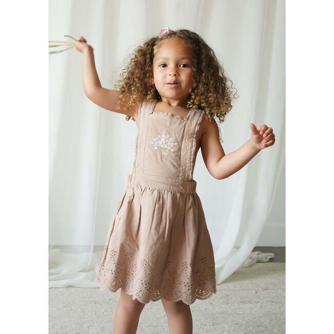 Elea Corduroy Cotton Anglaise Dress Wistful Mauve - Dresses - 3