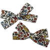 Skinny Ribbon Pigtail Bows, Liberty of London Fall Floral - Hair Accessories - 1 - thumbnail