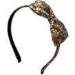 Liberty of London Bow Headband, Brown Floral - Headbands - 3