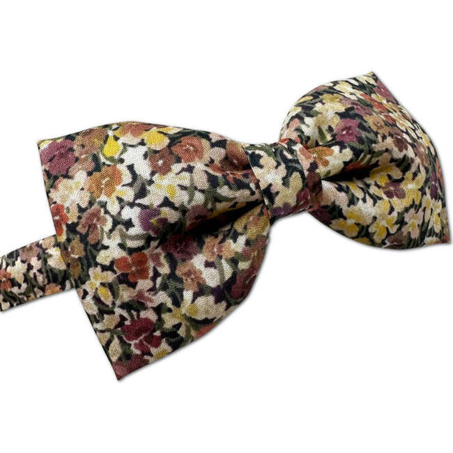 Liberty of London Bow Headband, Brown Floral - Headbands - 4