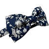 Liberty of London Bow Headband, Navy Floral - Headbands - 4