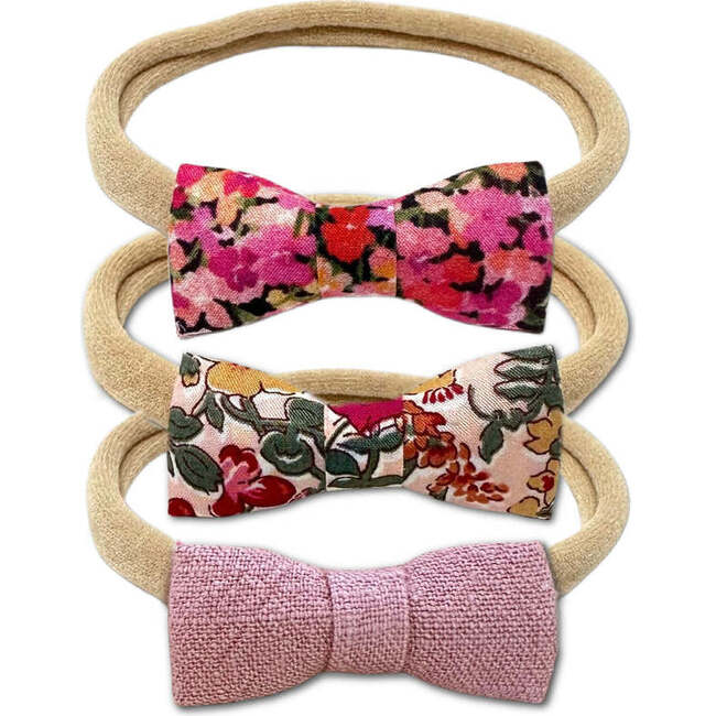 Itty Bitty Bow Baby Headbands, Pink Bundle Set