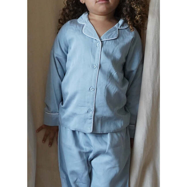 Two-Piece Pajamas Set Cloud Blue - Pajamas - 2