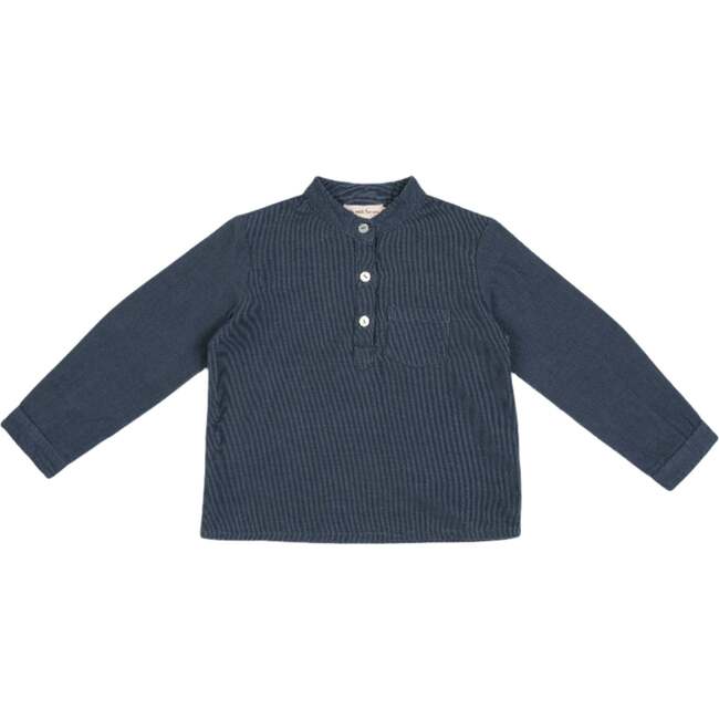 Milo Corduroy Long Sleeve Button Shirt Vintage Blue