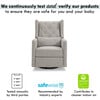 Everly Recliner and Swivel Glider, Grey Eco-Weave - Nursery Chairs - 5