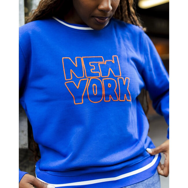 Women's New York Sweatshirt, Blue - Sweatshirts - 2