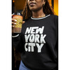 Women's New York City Sweatshirt, Black - Sweatshirts - 3