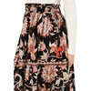 Women's Rosalita Flattering Elastic Waist Printed Skirt, Tamara Cedar - Skirts - 4