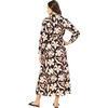 Women's Emma Flower Print Long Sleeve Maxi Shirt Dress, Bianca Cliff - Dresses - 3