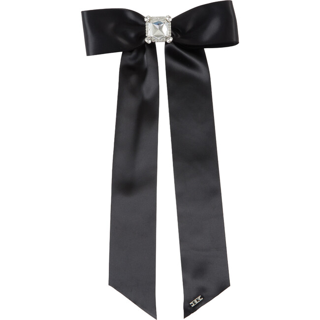 Women's Lacey Bow, Black