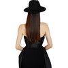 Women's Blaine Fedora Hat, Black - Hats - 4