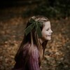 Big Velvet Bow, Loden - Bows - 2