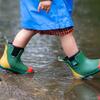 Wellington Ankle Length Round Toes Waterproof Boots, Multicolors - Rain Boots - 3