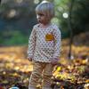 Organic Envelope Neck Long Sleeve T-Shirt And Jogger Playset, Little Blooms - Loungewear - 5