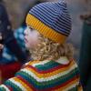 From One To Another Striped Long Sleeve Snug Knit Jumper, Honeycomb Rainbow - Sweaters - 4