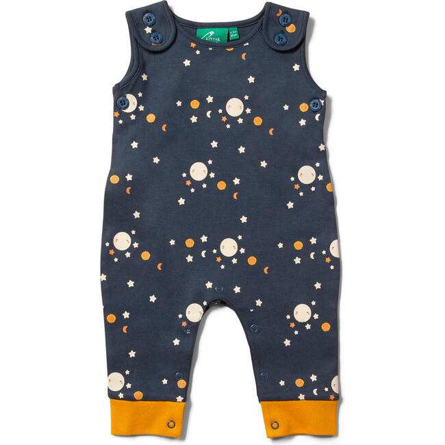 Everyday Shoulder Strap Button Full-Length Poppers Dungarees, Over The Moon