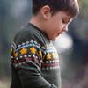 From One To Another Fair Isle Long Sleeve Knit Jumper, Autumn Leaf - Sweaters - 4