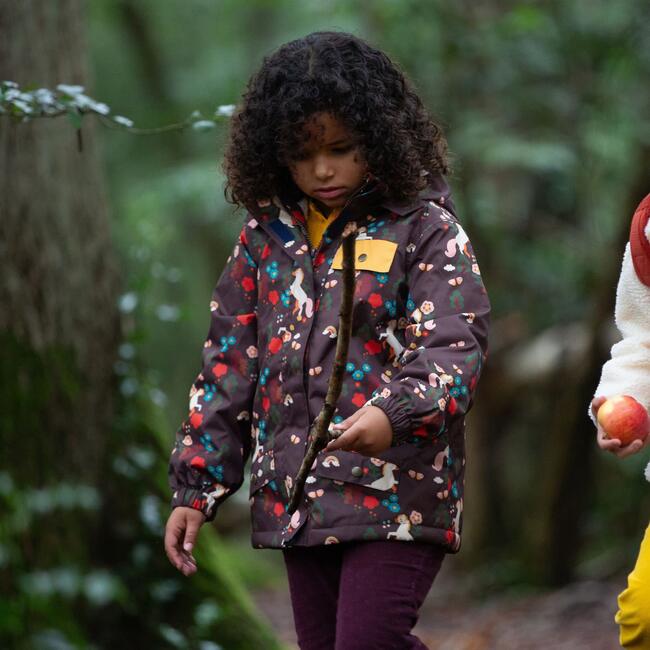 Adventure Recycled Waterproof Hooded Winter Coat, Magic Forest - Raincoats - 7
