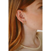 Women's Bejeweled Hoops - Earrings - 2