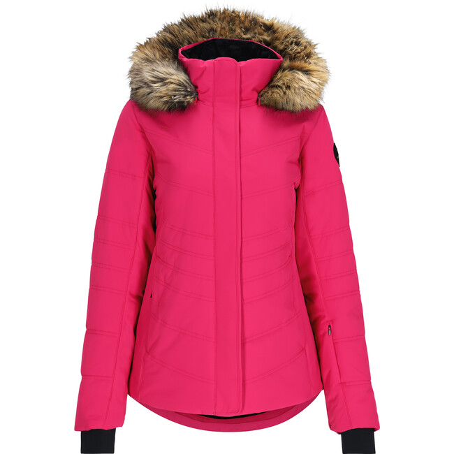 Women's Tuscany II Ski-Ready Regular Fit Faux Fur Hooded Jacket, Showstopper