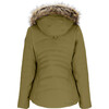 Women's Tuscany II Ski-Ready Regular Fit Faux Fur Hooded Jacket, Smokey Olive - Parkas - 2