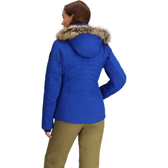 Women's Tuscany II Ski-Ready Regular Fit Faux Fur Hooded Jacket, Stellar - Parkas - 5